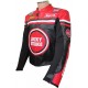 Lucky Strike Red & Black Biker Jacket
